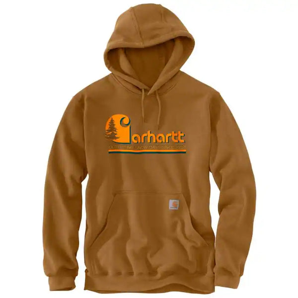 Carhartt Loose Fit Midweight Tree Graphic Hooded Sweatshirt