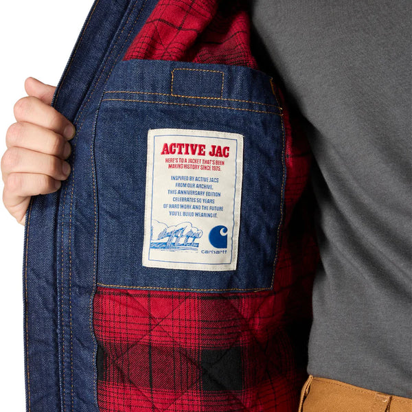 Carhartt 106976 Men's Loose Fit Denim Active Jac - Wind Fighter