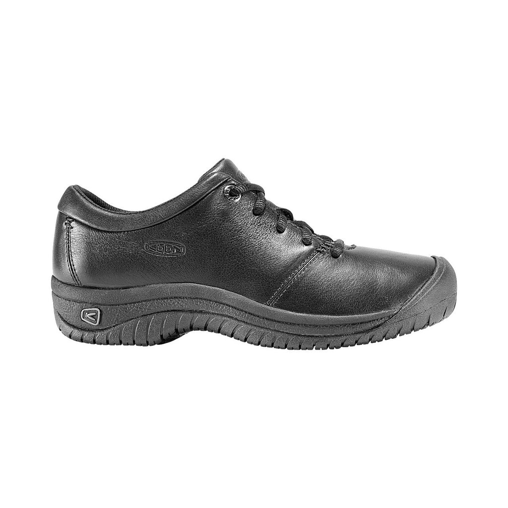 KEEN Utility Women's PTC Oxford – Black Slip-On Work Shoe