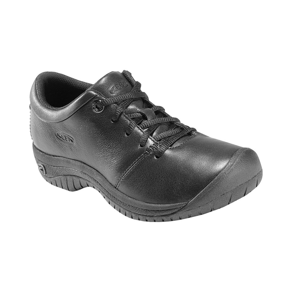 KEEN Utility Women's PTC Oxford – Black Slip-On Work Shoe
