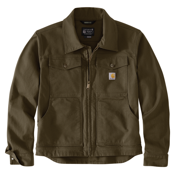 Carhartt Men's Rugged Flex® Duck Berwick Jacket - Burnished Logs