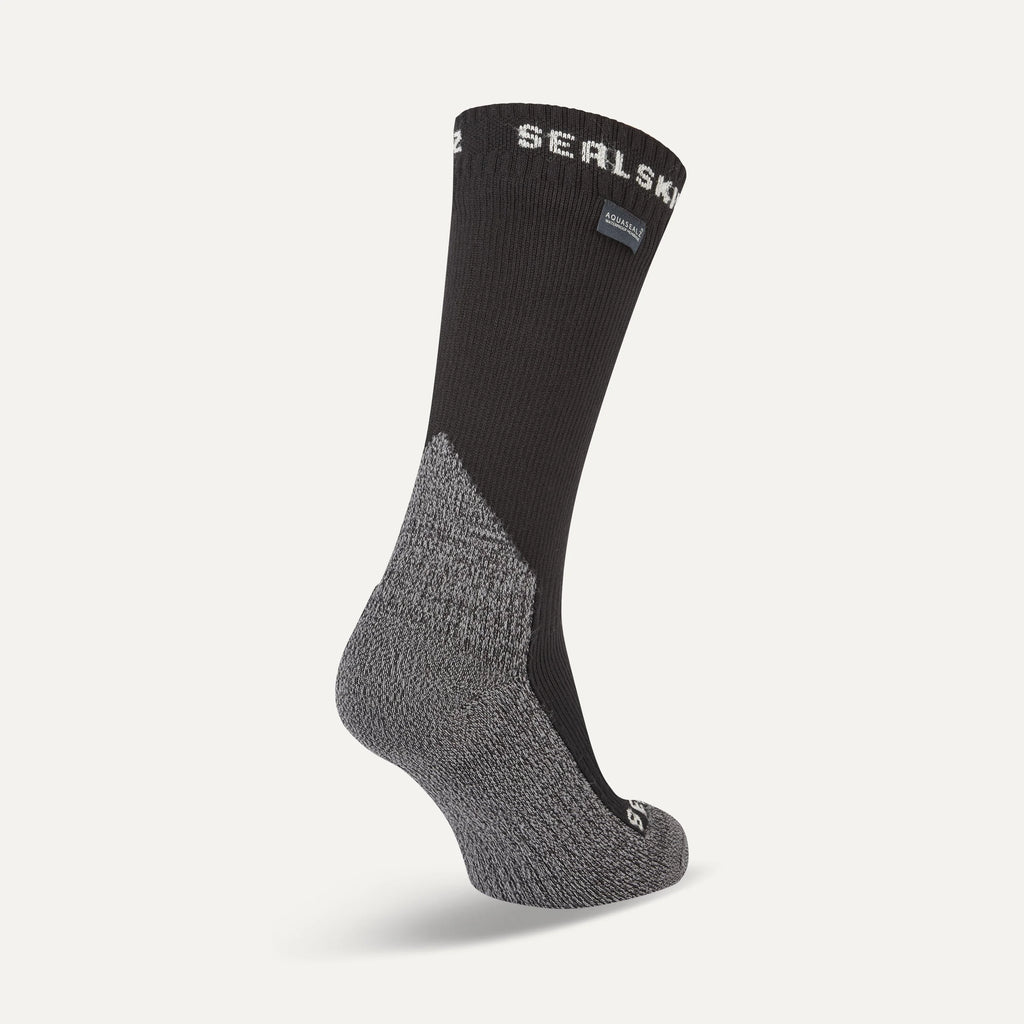 Sealskinz Stanfield Waterproof Extreme Cold Weather Mid Length Sock - Black