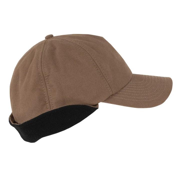 Dri Duck Canvas Cold Ear Flap Hat - Field Khaki