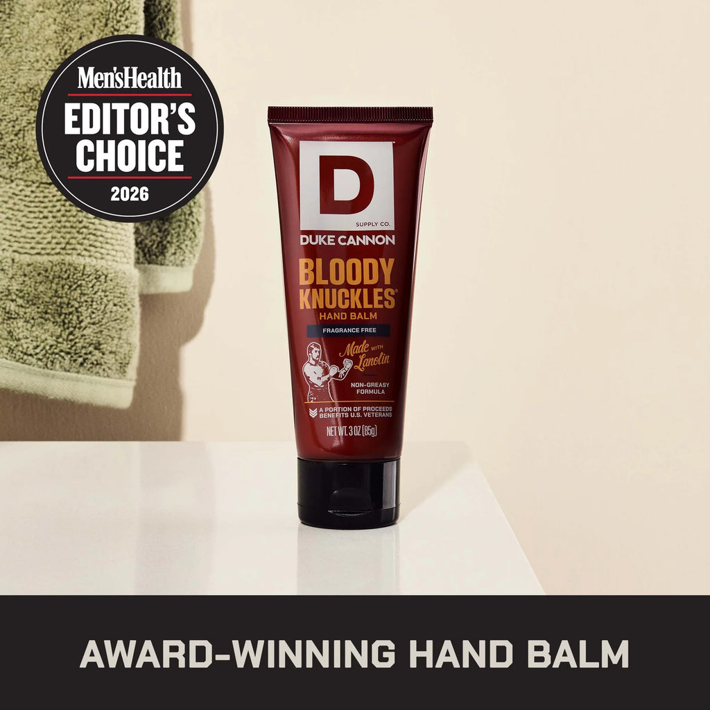 Duke Cannon Bloody Knuckles Hand Balm Tube, 3 oz