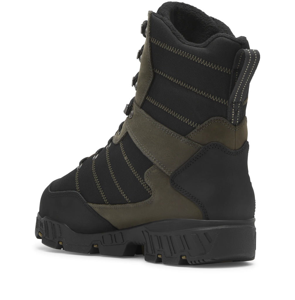 Rear three-quarter view of LaCrosse Cold Snap II boot showing heel and pull loop