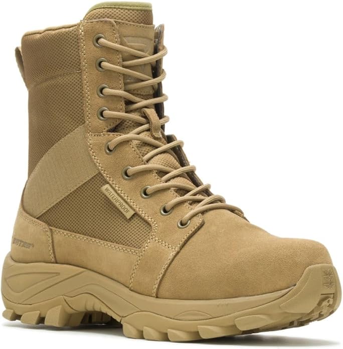 Bates Men's Fuse 8" Side Zip Waterproof Boot - Coyote | E06509