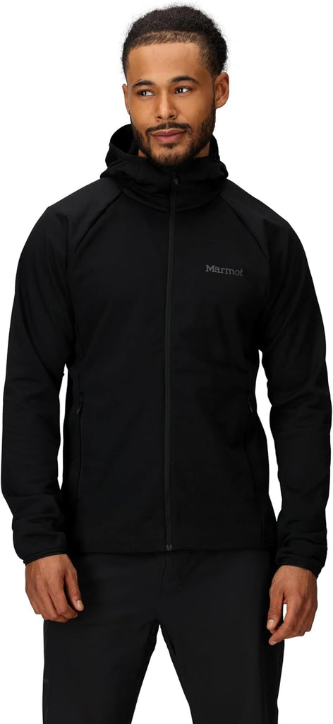 Marmot Men's Leconte Tech Grid Full-Zip Fleece Hoody