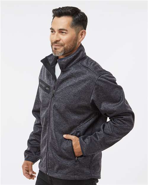 DRI DUCK 5316 Atlas charcoal sweater fleece full-zip charcoal jacket