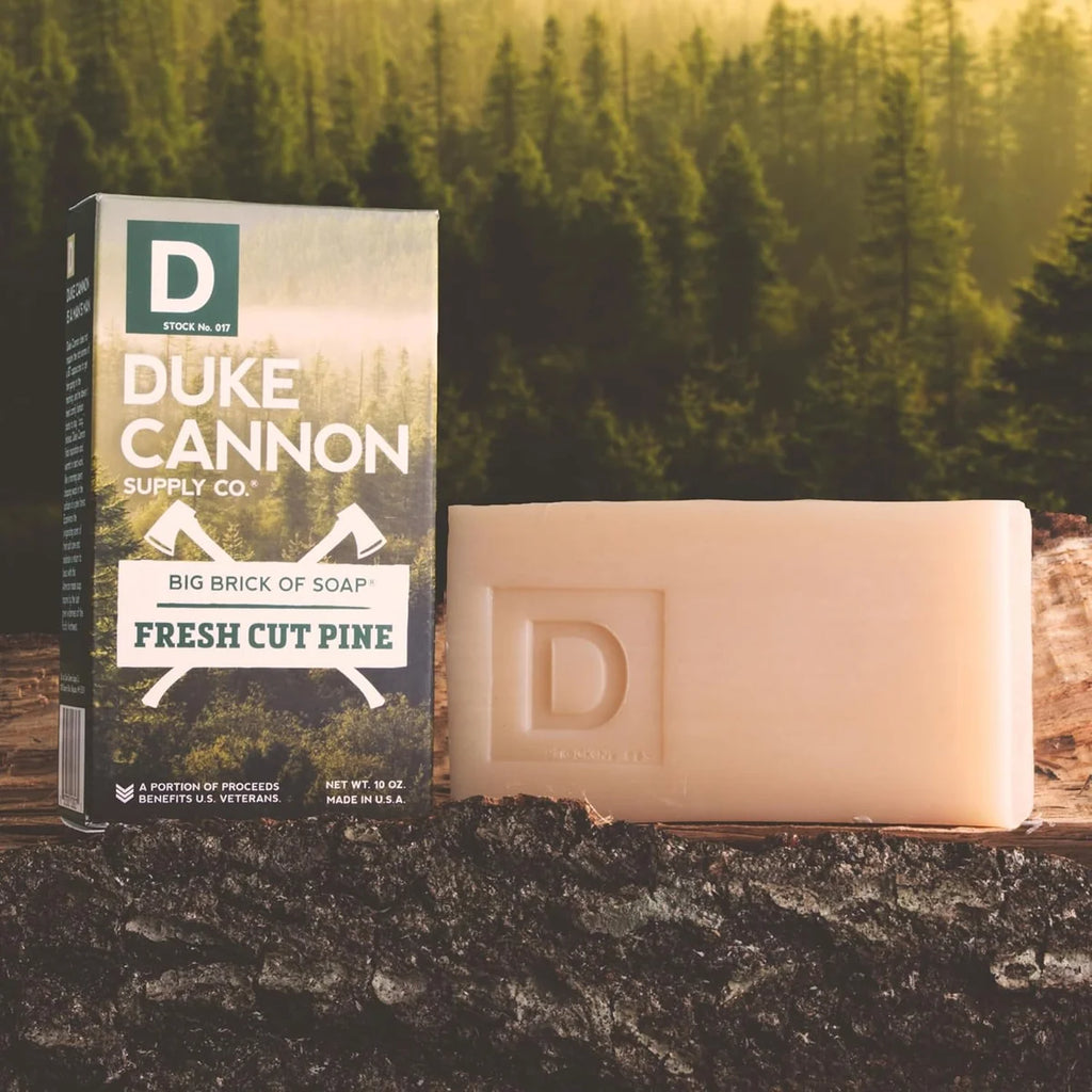 Duke Cannon Big Ass Brick of Soap, Fresh Cut Pine, 10 oz
