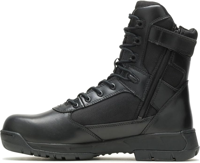 Bates Men's Tactical Sport 2 Tall DRYGuard Waterproof Boot - Side Zipper - Black