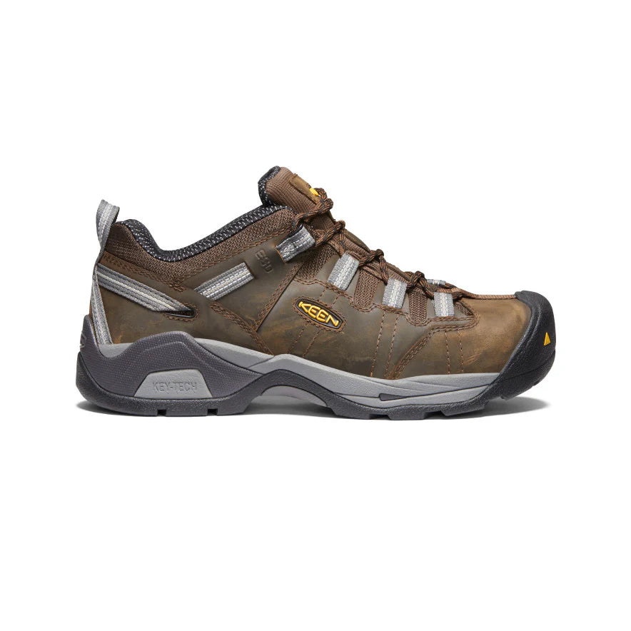 KEEN Men's Detroit XT ESD — Steel Toe Waterproof Work Boot - Cascade Brown/Gargoyle