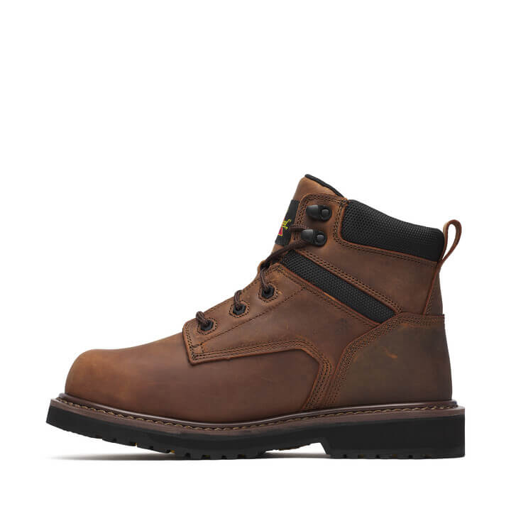 Thorogood Men's 804-4243 Jobsite Series 6" Crazy Horse Waterproof Composite Safety Toe Boot