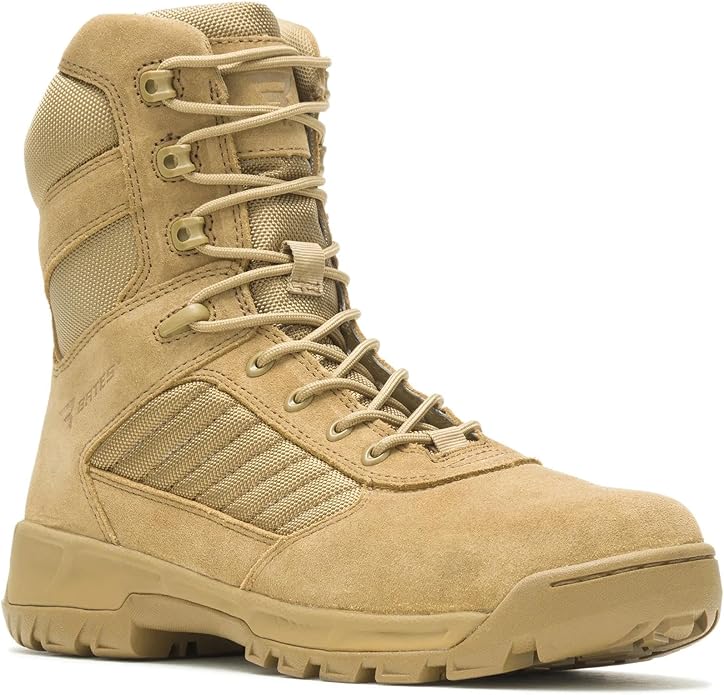 Bates Men's Tactical Sport 2 Tall Side Zip Boot - Coyote | E03181