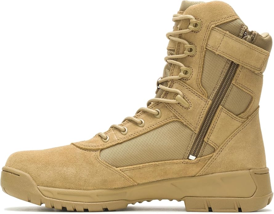 Bates Men's Tactical Sport 2 Tall Side Zip Boot - Coyote | E03181