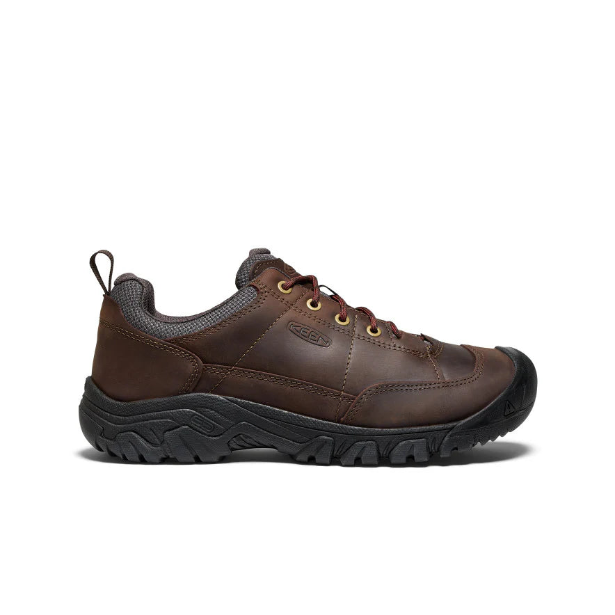 KEEN Men's Targhee III Oxford Hiking Shoe - Dark Earth/Mulch