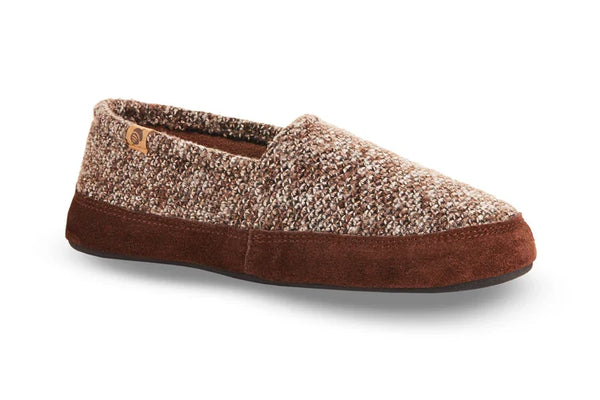 Acorn Men's Moc Tex/Polar Slipper - Brown Tweed