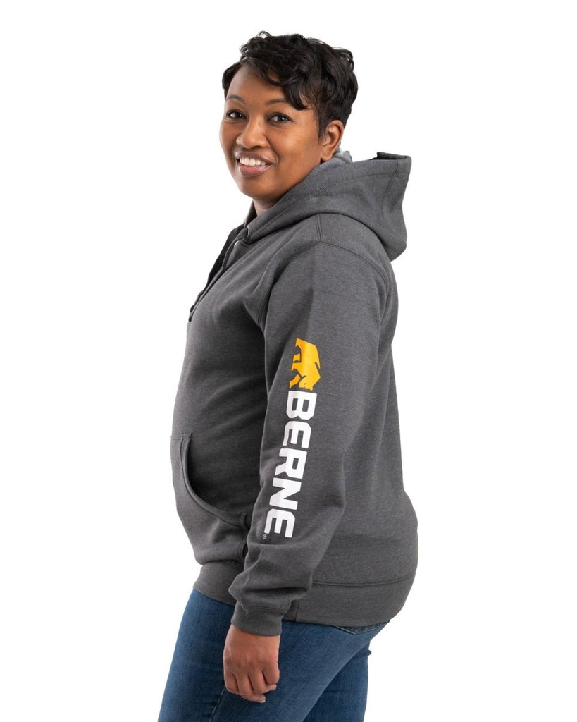 Berne WSP401 Women's Signature Sleeve Hooded Pullover