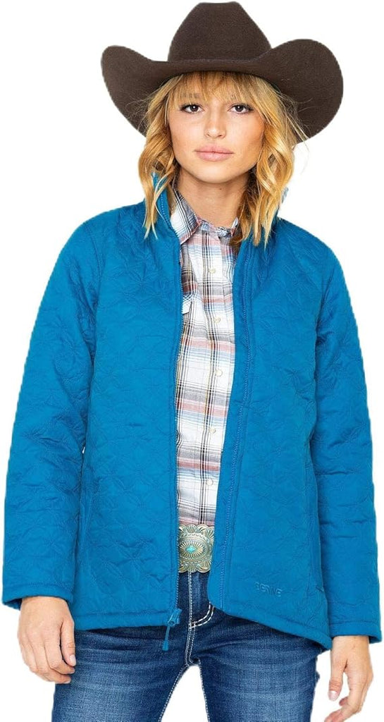 Berne WJ67BK Ladies Nylon Quilted Trek Work Jacket