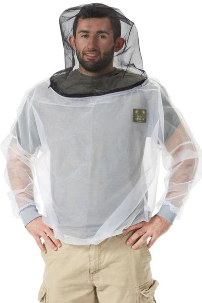 BugBaffler Hooded Insect Shirt - White