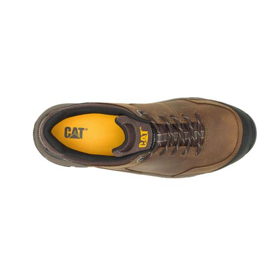 CAT Streamline Leather P90838 Composite Toe Oxford - Dark Beige