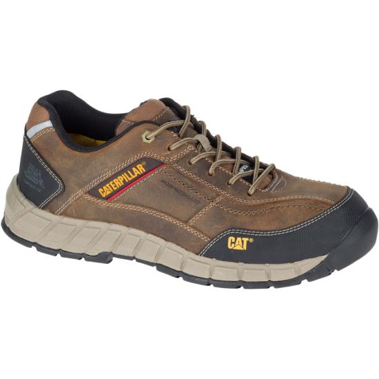 CAT Streamline Leather P90838 Composite Toe Oxford - Dark Beige