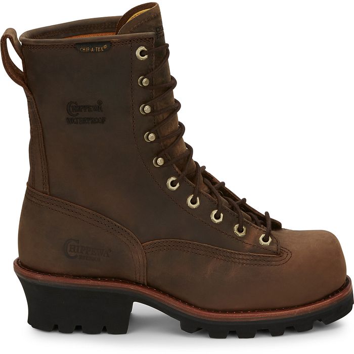 Chippewa Paladin 8" Waterproof Steel Toe Logger – 73101