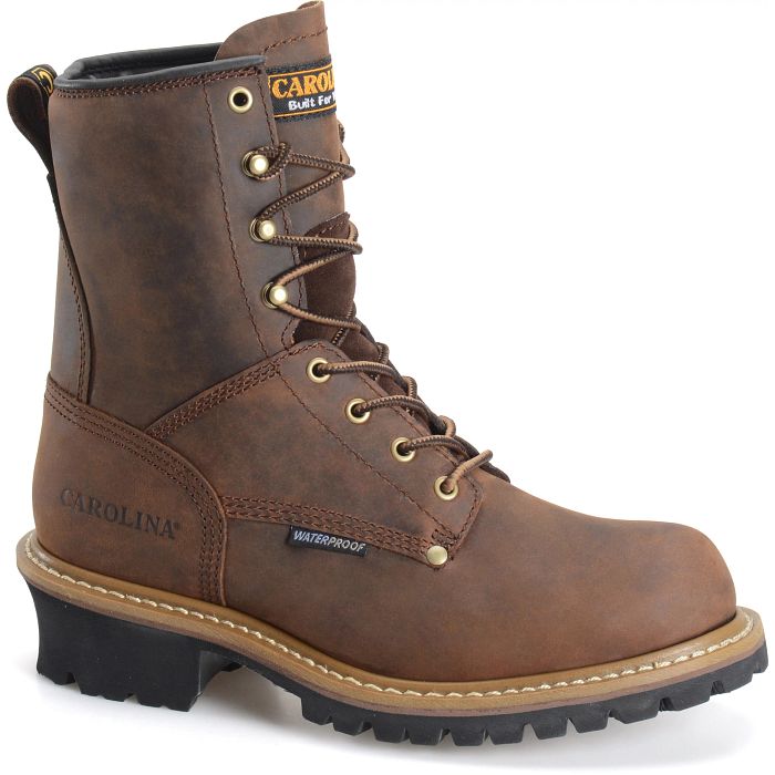 Carolina CA9821 Elm 8" Steel Toe Waterproof Logger