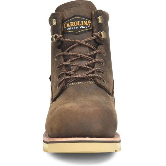 Carolina Men's Staple Gun 6" Waterproof Work Boot -Brown- CA7072