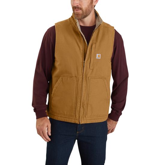 Carhartt 104395 - Washed Duck Insulated Rib Collar Vest