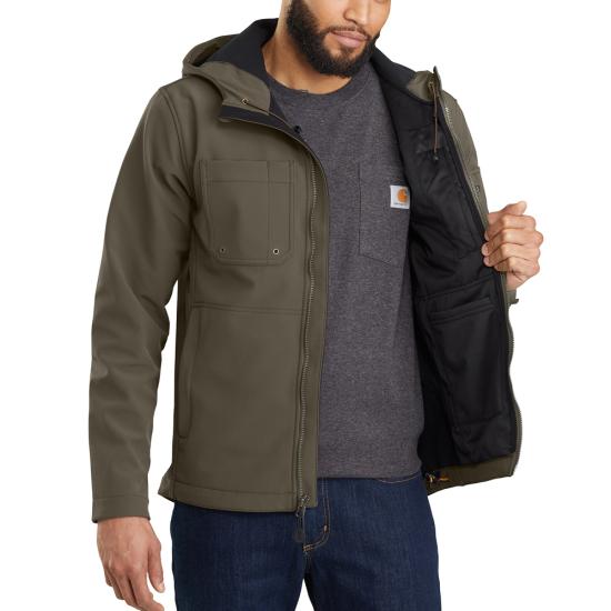 Carhartt 103829 Hooded Rough Cut Jacket liner - Tarmac