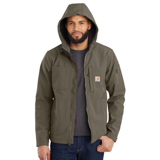 Carhartt Hooded Rough Cut Jacket - Tarmac
