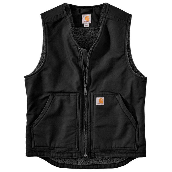 Carhartt Men's Sherpa Lined Vest - Black