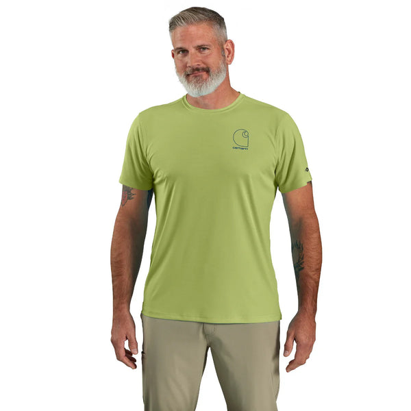 Carhartt 106163 Men's Force Sun Defender T-Shirt - Green