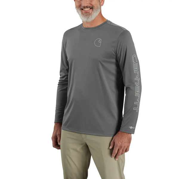 Carhartt Force Sun Defender Shirt - Steel Gray
