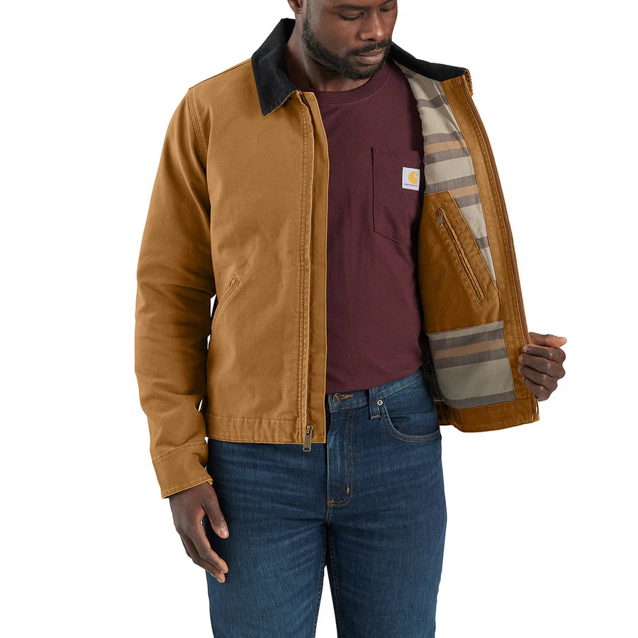 Carhartt Men's Rugged Flex Relaxed Fit Duck Detroit Jacket Carhartt Men's Rugged Flex Relaxed Fit Duck Detroit Jacket