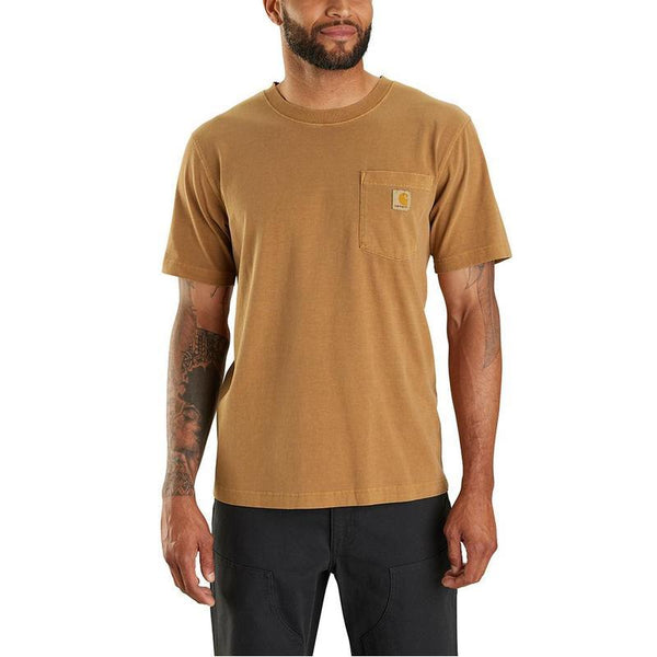 Carhartt Dyed Pocket T-Shirt - Carhartt Brown