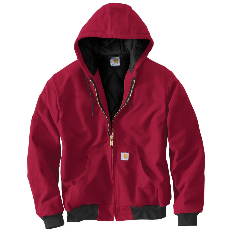 Carhartt J140 Insulated Work Jacket - Men's Firm Duck Flannel