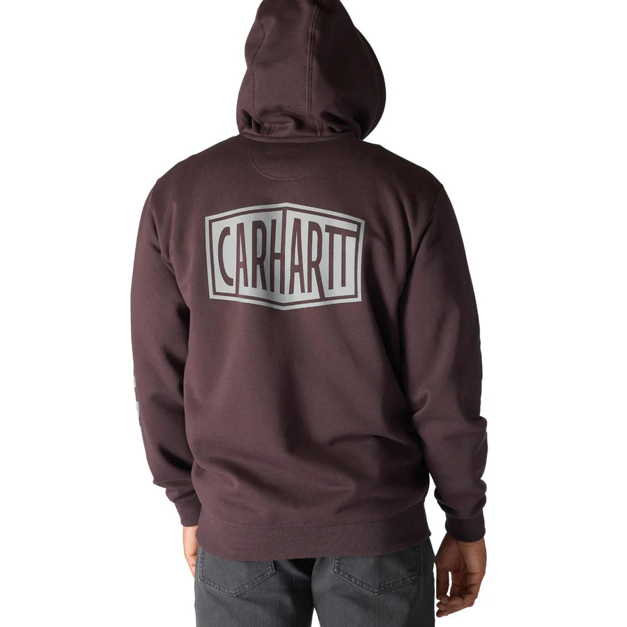 Carhartt 107030 Men's Rain Defender Loose Fit Midweight Logo Graphic Sweatshirt