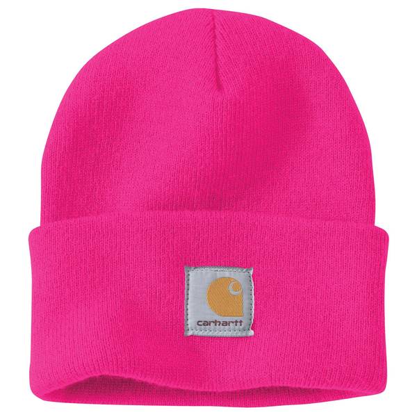 Carhartt A18 Knit Hat - Pink Glow