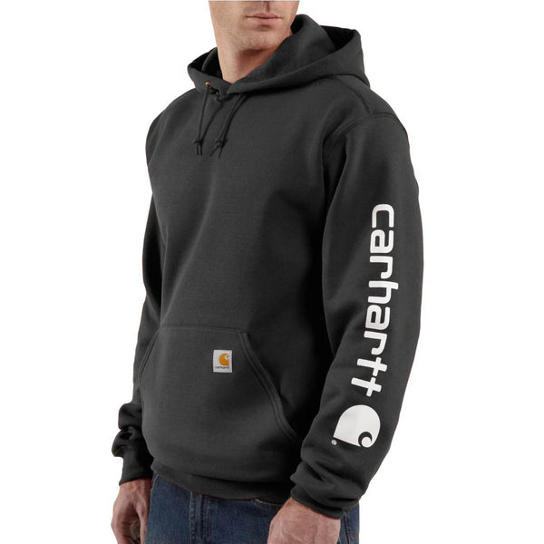 Carhartt Men's Loose Fit Midweight Logo Sleeve Graphic Sweatshirt