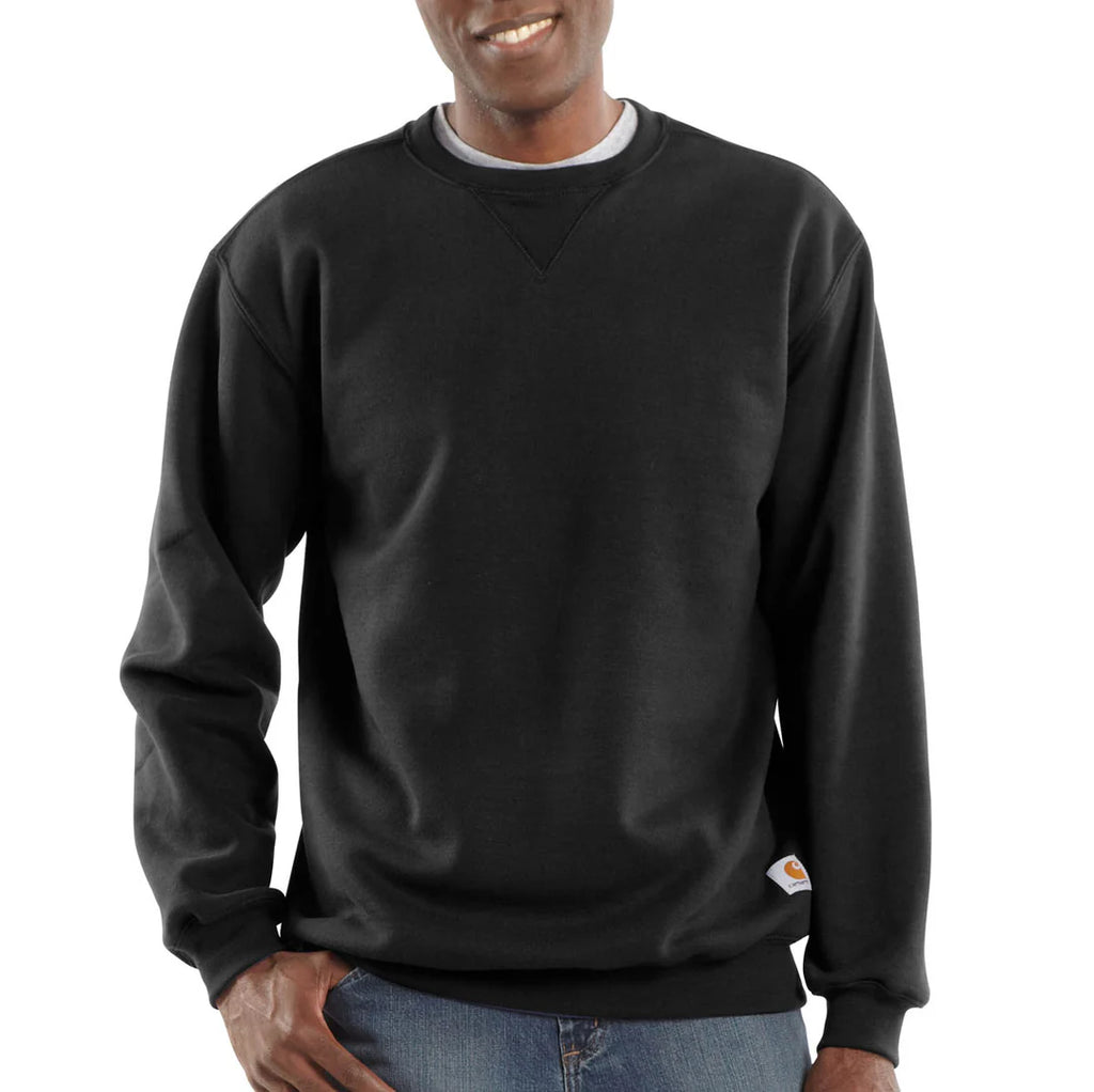★送料無料★MIDWEIGHT SWEATSHIRT K124-BLK Carhartt K124 Midweight Crewneck Sweatshirt | Molnar Outdoor