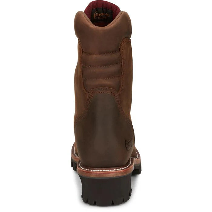 Chippewa DNA 9" Waterproof Plain Toe Logger Boot