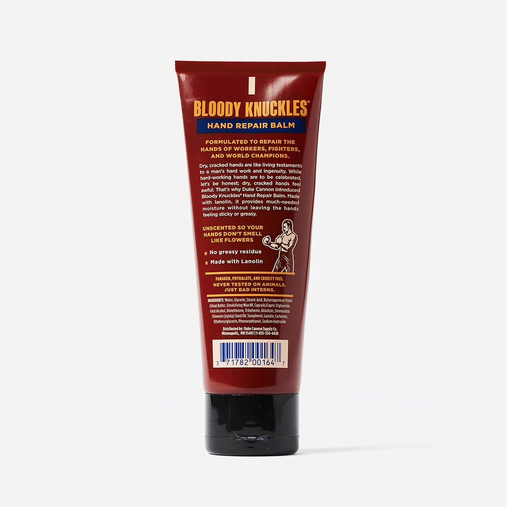 Duke Cannon Bloody Knuckles Hand Balm Tube, 3 oz