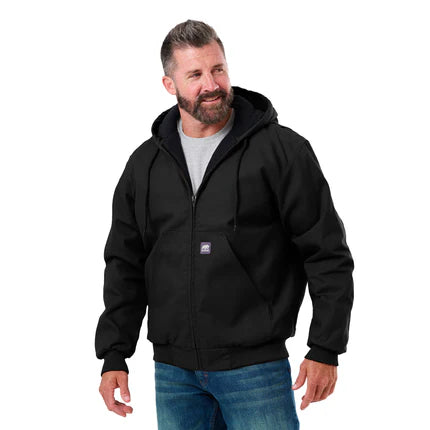 Berne Men's Heritage Duck Hooded Active Work Jacket