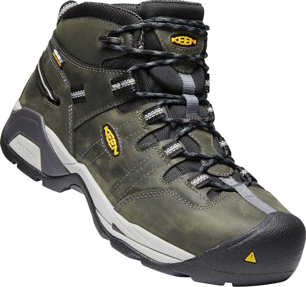 KEEN Detroit XT MID Steel Toe Waterproof Work Boot - Magnet/Paloma