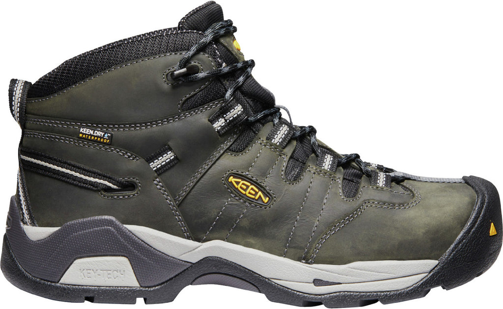 KEEN Detroit XT MID Steel Toe Waterproof Work Boot - Magnet/Paloma