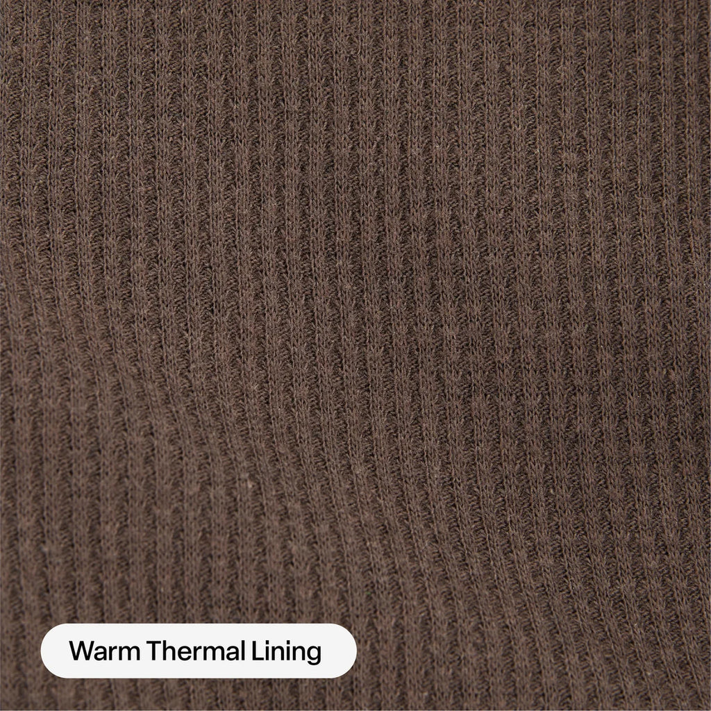 Berne Men's Heritage Thermal-Lined Quarter-Zip Sweatshirt