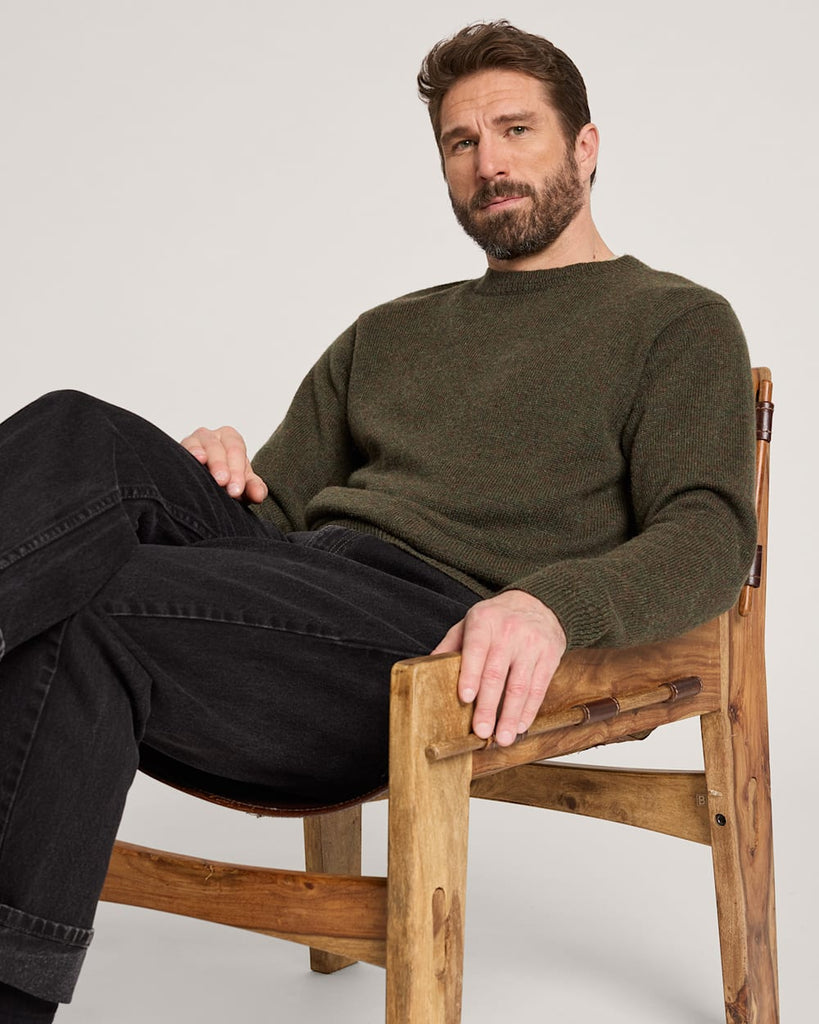 Pendleton Shetland Crewneck - Camo Heather 