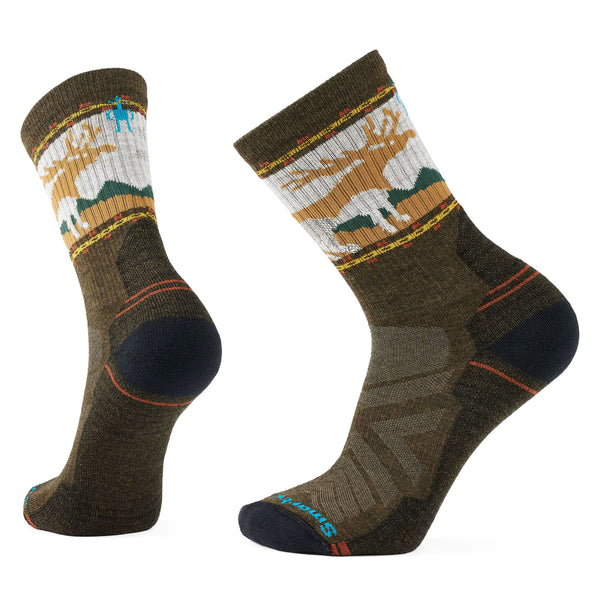Hike Mountain Moose Crew Socks - Military Olive