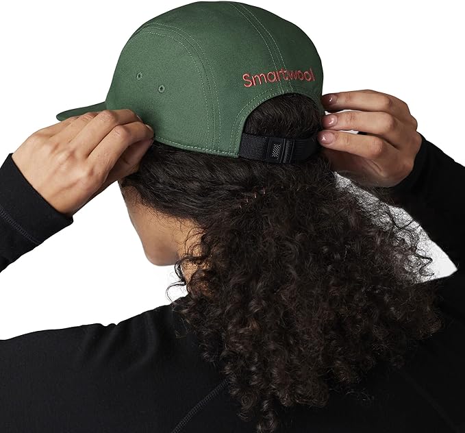 Smartwool SW Ice Axe Descent 5 Panel Hat — Dark Sage